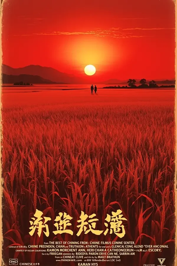 红高粱 经典影视海报