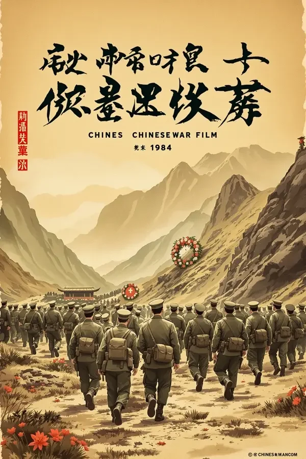 高山下的花环 经典影视海报